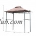 Outsunny 8 ft. Double-Tier Canopy Patio Cover   